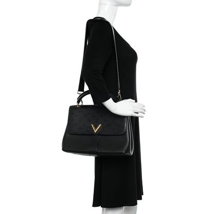 Louis Vuitton Calfskin Monogram Very One Handle Black 2 of 11