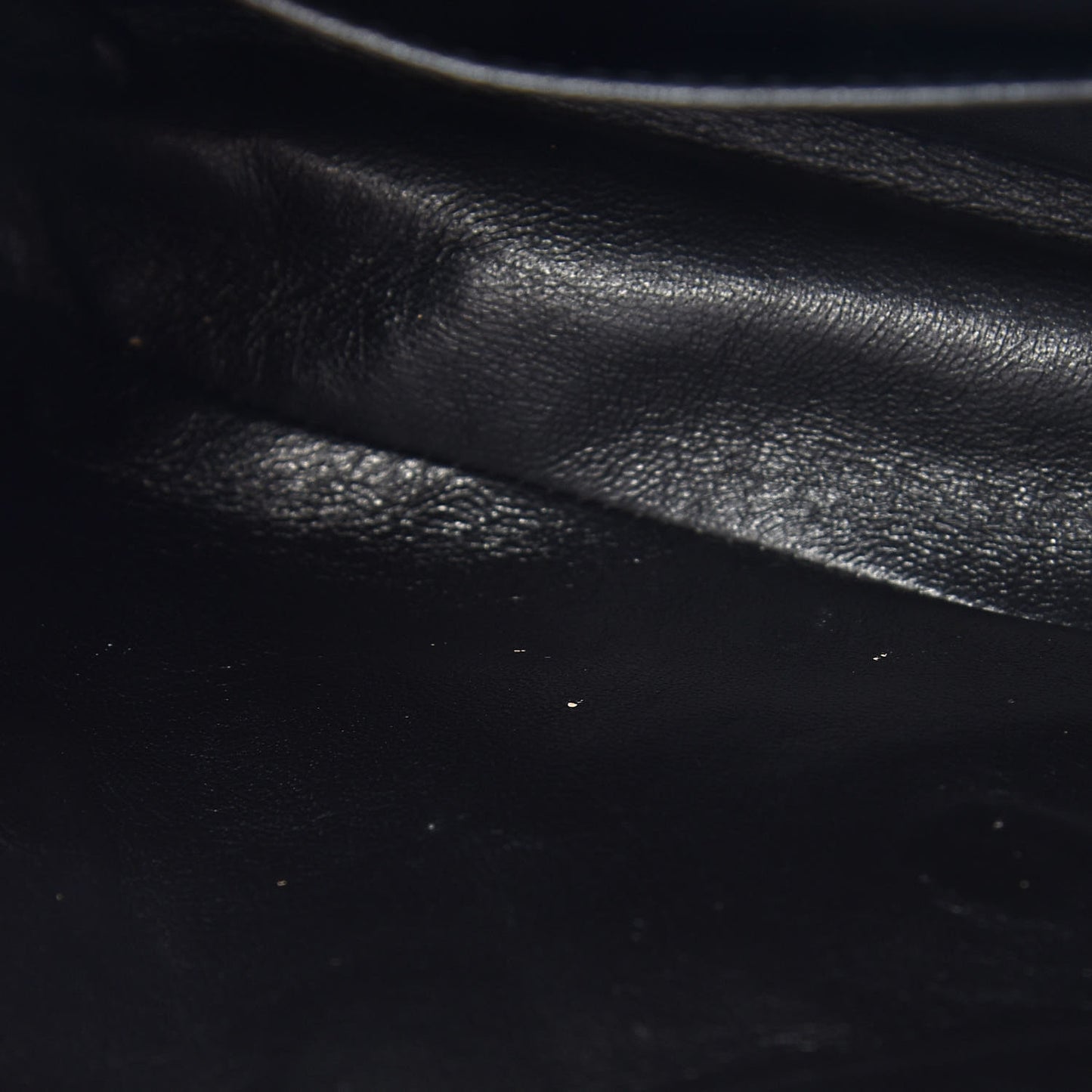 Lambskin Quilted Medium Double Sided Flap Black