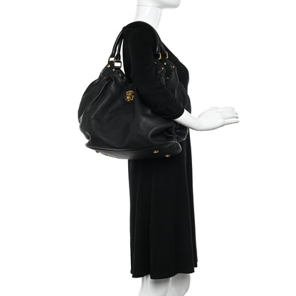Louis Vuitton Mahina L Black 2 of 9
