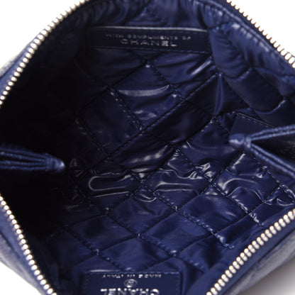Chanel Caviar Quilted Small Pouch Navy 5 of 11