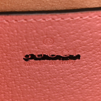 Gucci Wonka Grain Calfskin Mini Diana Tote Bag Wild Rose Black 6 of 11