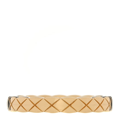 Chanel 18K Yellow Gold Mini Coco Crush Ring 55 7.25 1 of 5