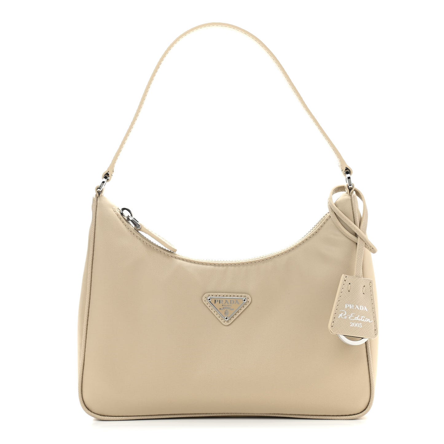Re-Nylon Saffiano Mini Re-Edition 2005 Bag Deserto