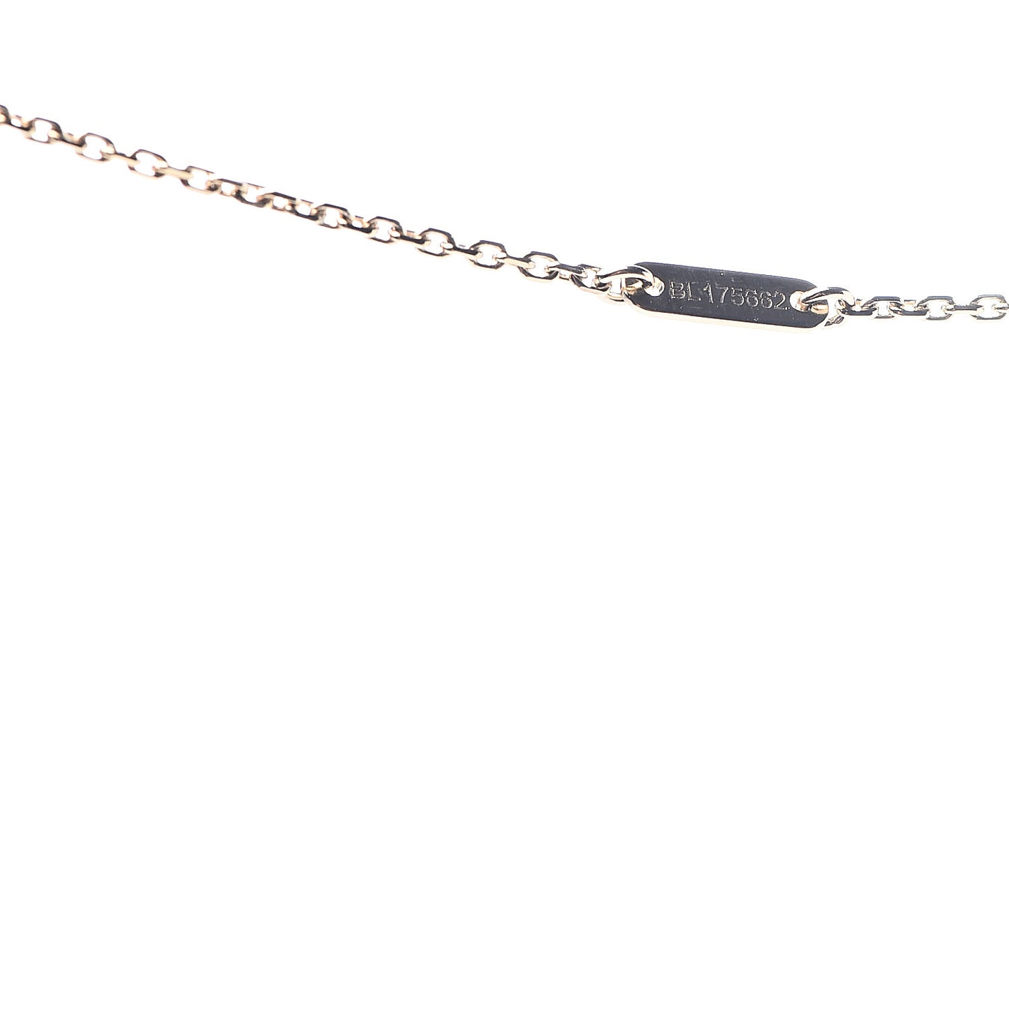 18K Yellow Gold Mother of Pearl Sweet Alhambra Butterfly Pendant Necklace