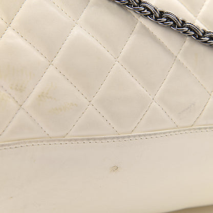 Chanel Lambskin Quilted Large Paris Moscou Red Square Bag Beige 17 of 18
