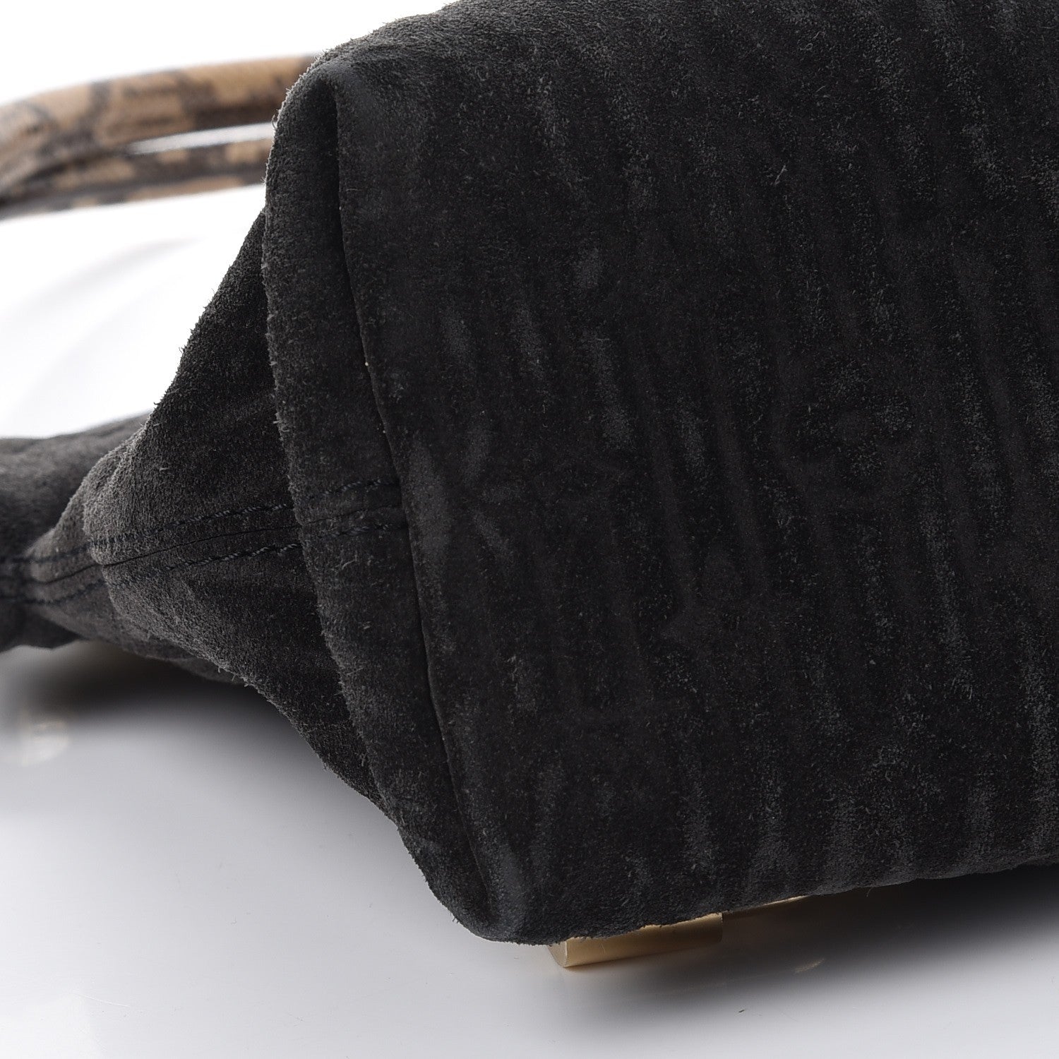 Louis Vuitton Monogram Suede Embossed Wish Kohl 8 of 11