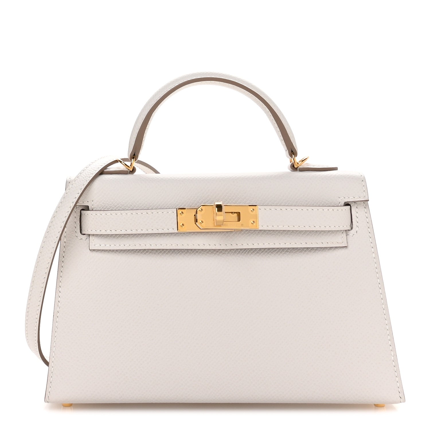 Hermes Epsom Mini Kelly Sellier 20 Gris Pale 1 of 11