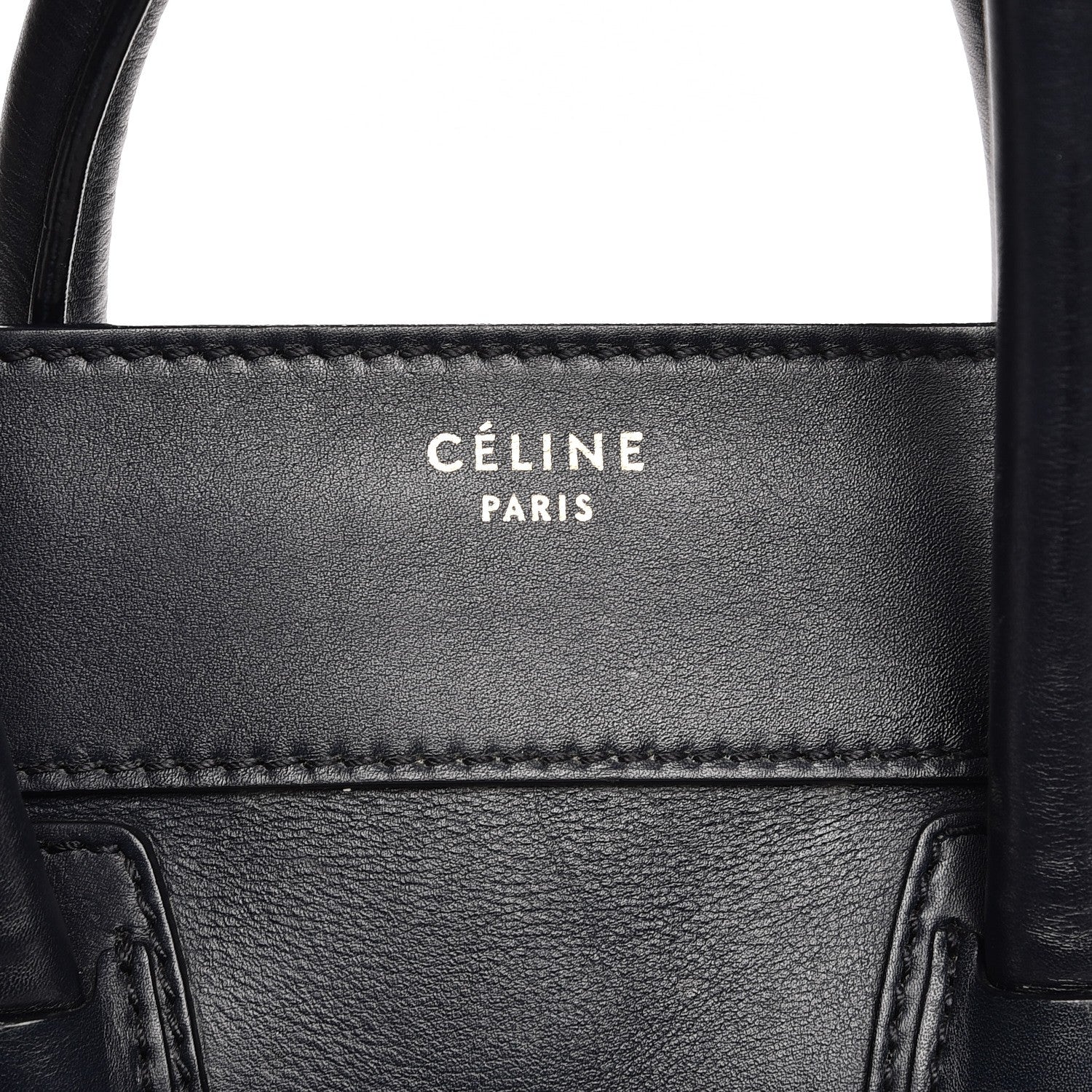 Celine Smooth Calfskin Mini Luggage Navy 6 of 15