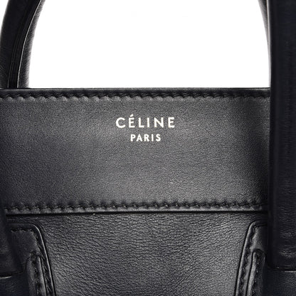 Celine Smooth Calfskin Mini Luggage Navy 6 of 15