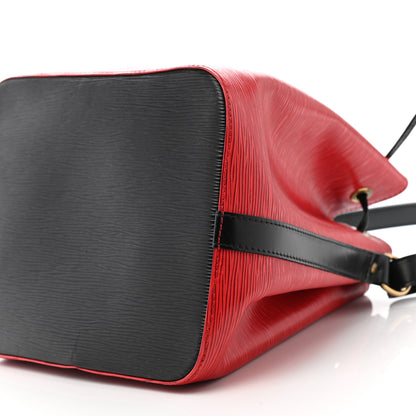 Louis Vuitton Epi Petit Noe Red Black 9 of 10
