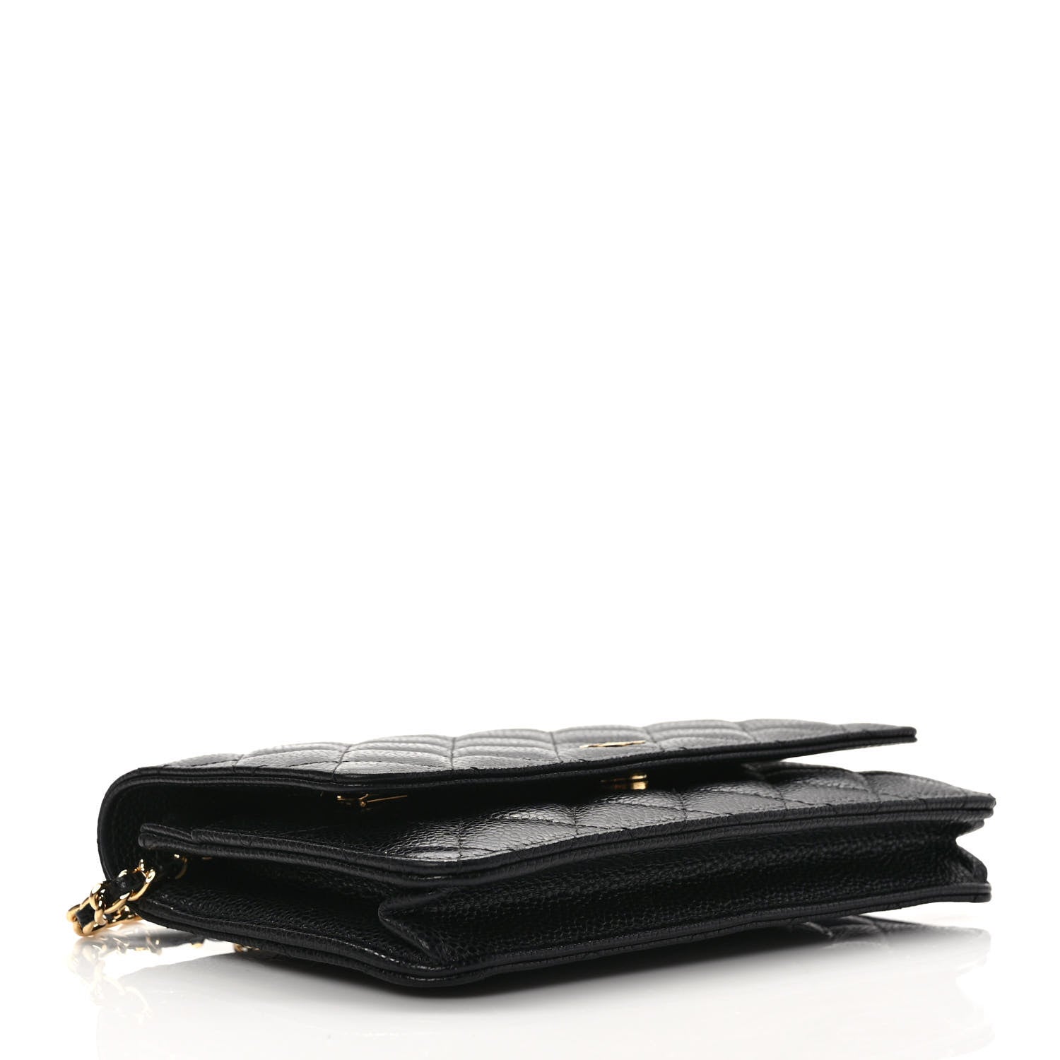 Chanel Caviar Quilted Wallet On Chain WOC Black 4 of 9