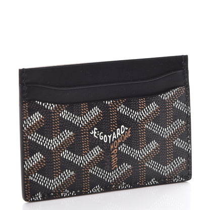 Goyard Goyardine Saint Sulpice Card Holder Black 3 of 8