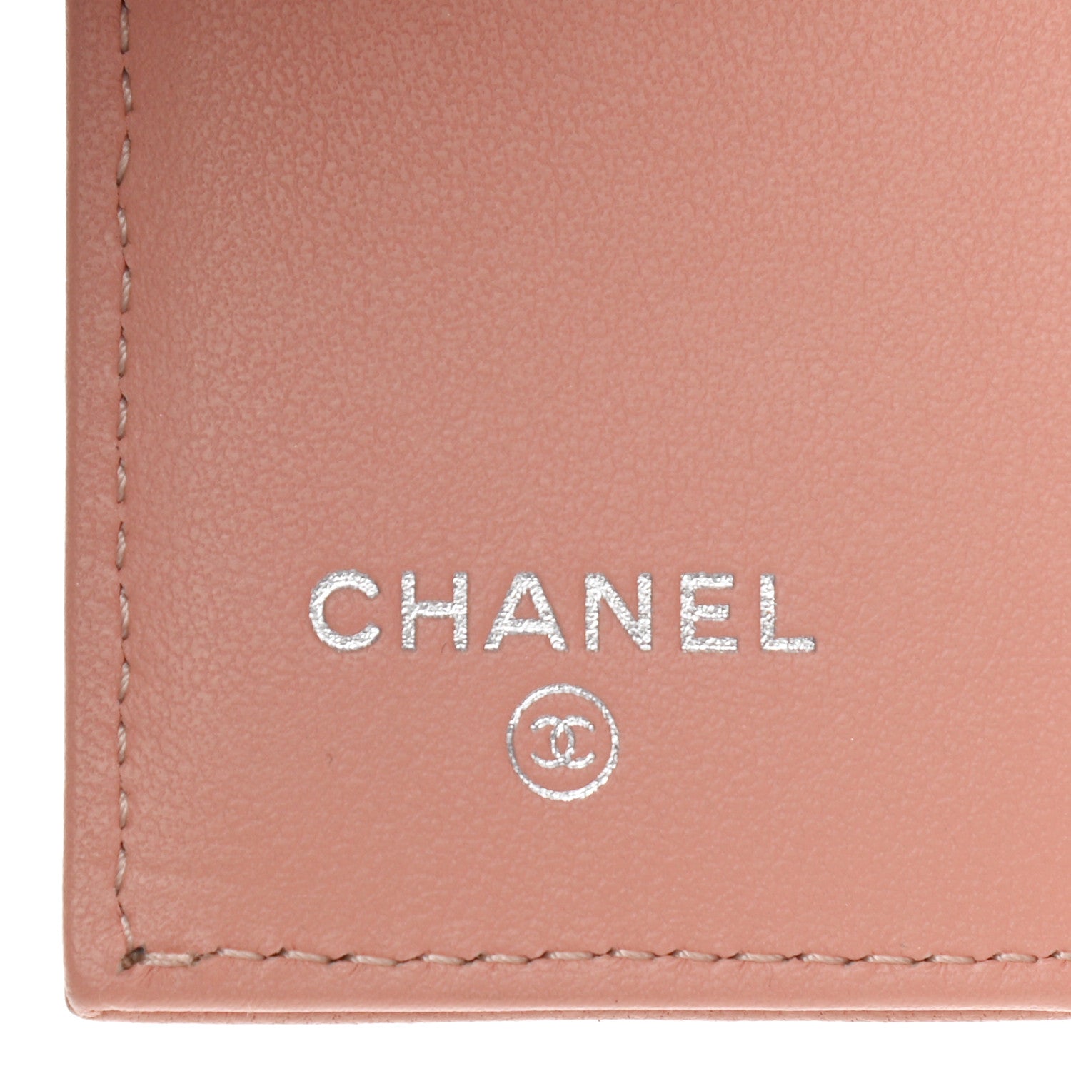 Chanel Goatskin Camellia Embossed 4 Key Holder Pink 6 of 8