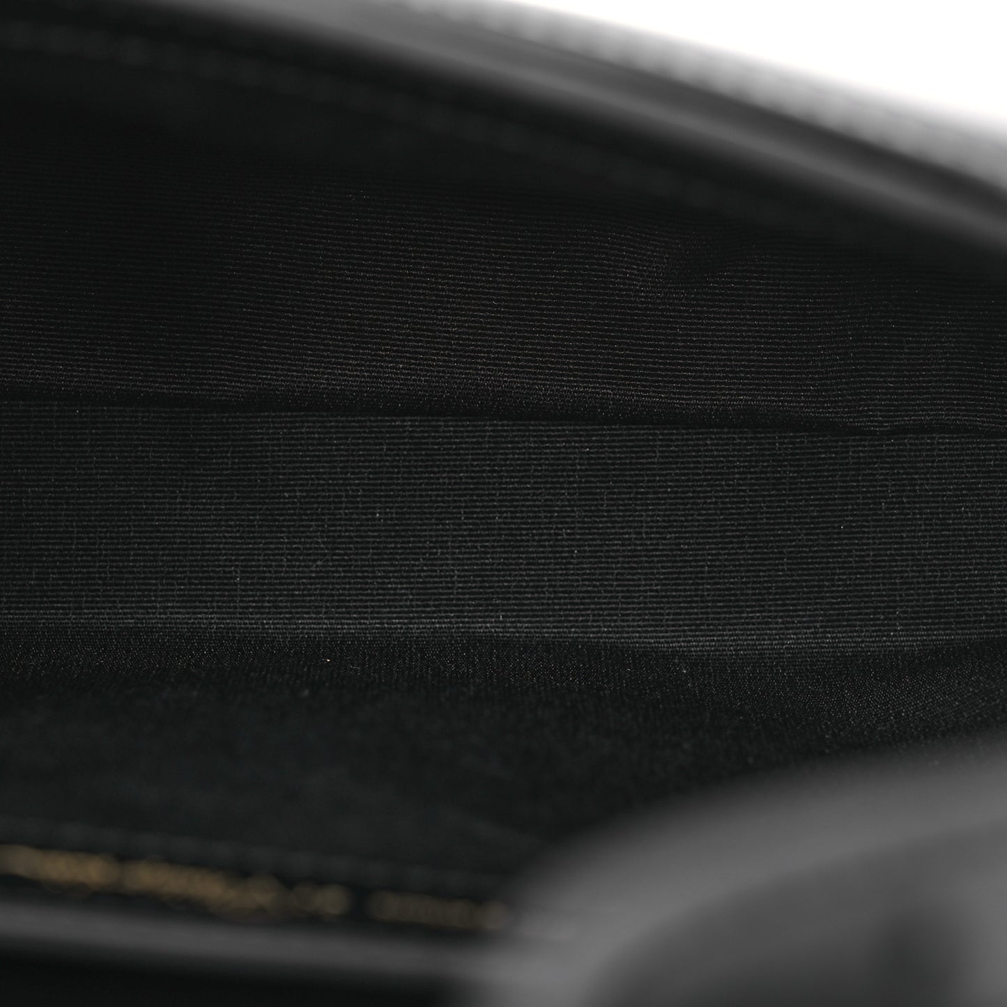 Calfskin ID Shoulder Bag Black