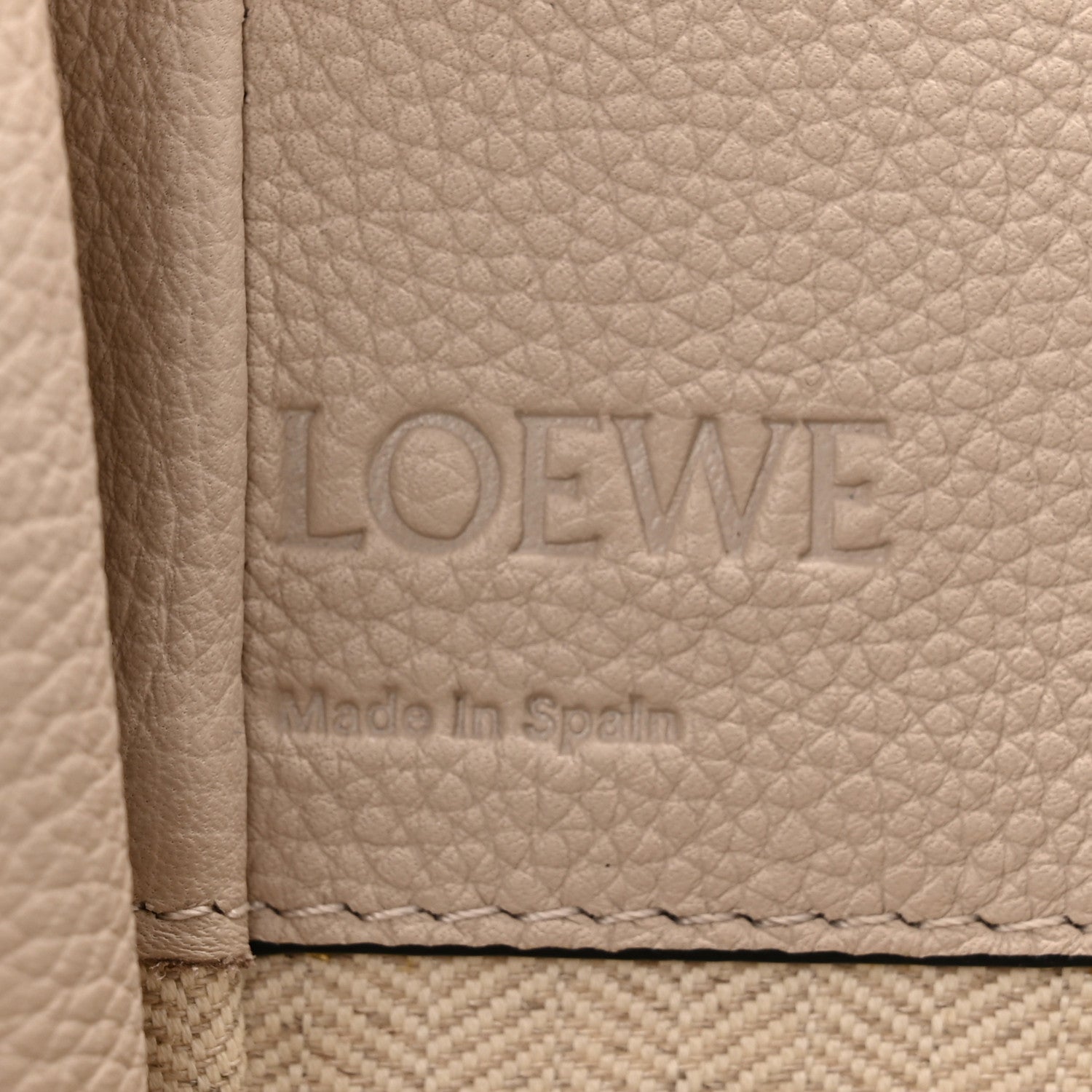 Loewe Grained Calfskin Small Hammock Shoulder Bag Sand 6 of 14