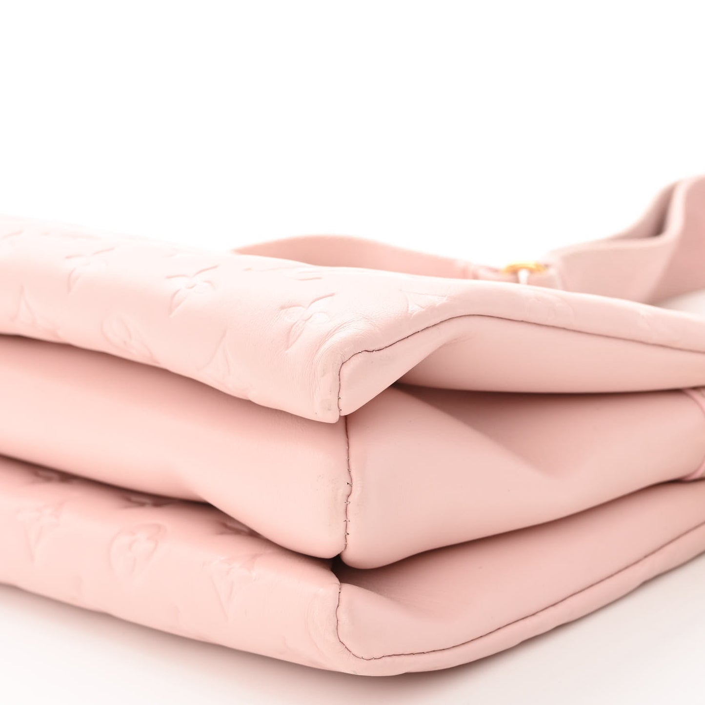 Lambskin Embossed Monogram Coussin PM Rose