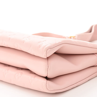 Louis Vuitton Lambskin Embossed Monogram Coussin PM Rose 9 of 12