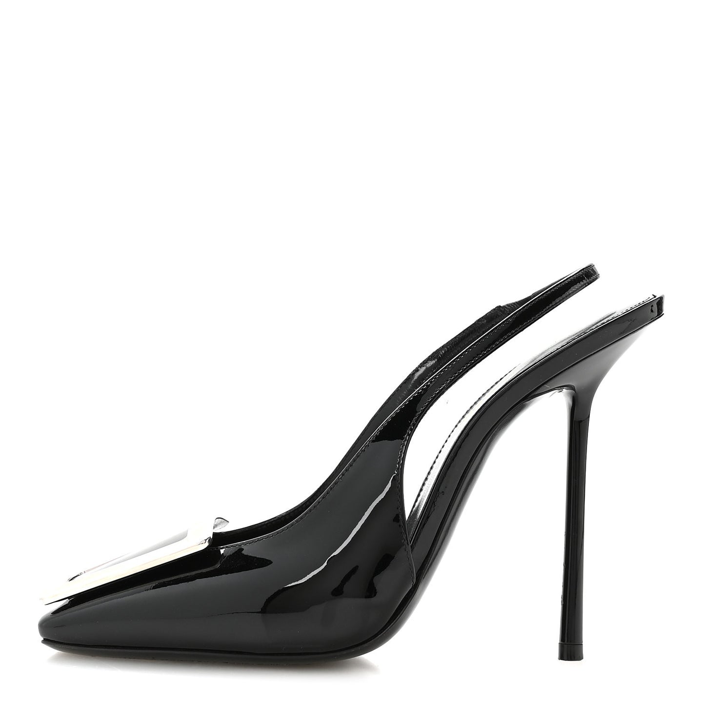 Patent Maxine 115mm Slingback Pumps 37.5 Black