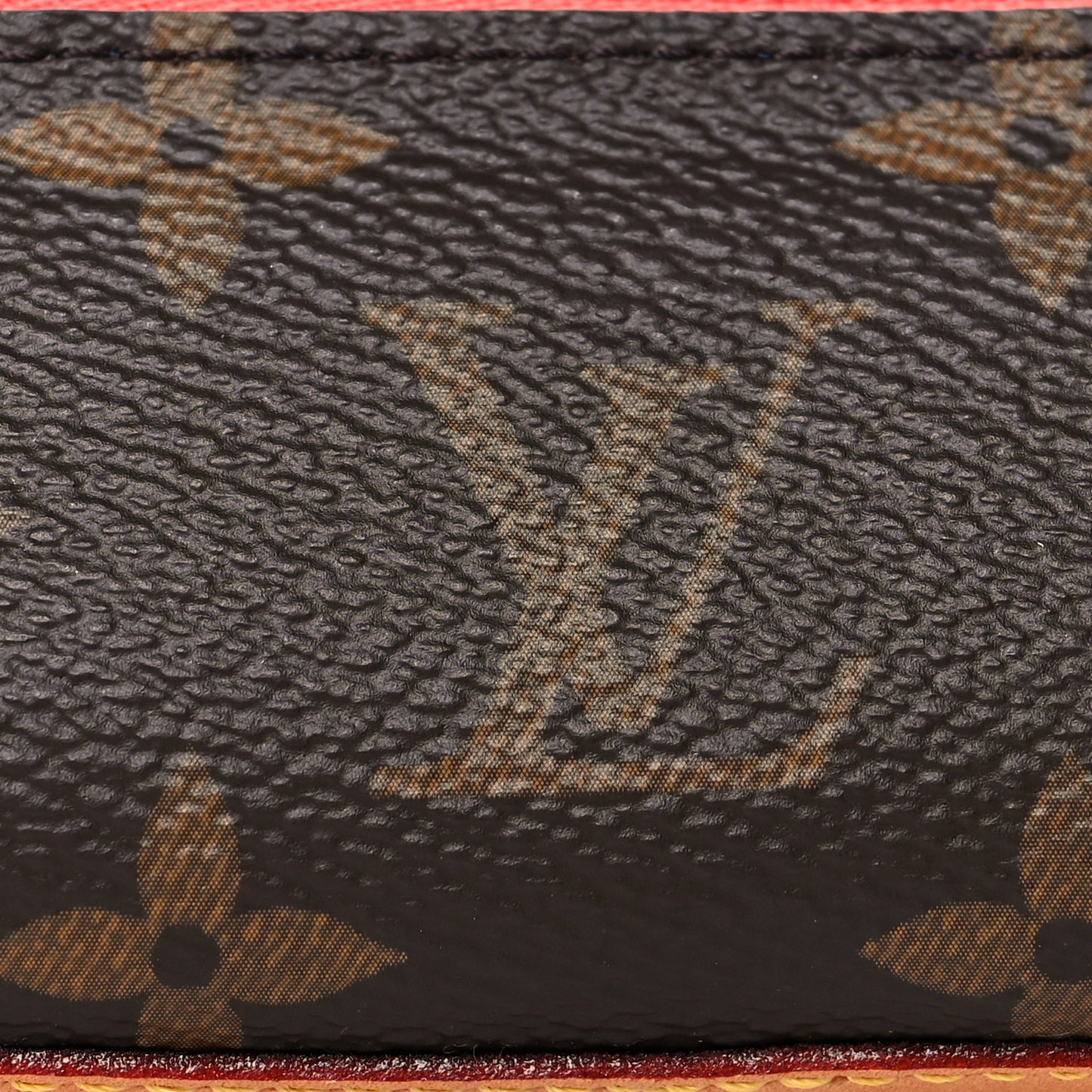 Monogram Elizabeth Pencil Pouch Red
