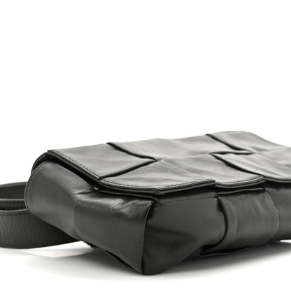 Bottega Veneta Paper Calfskin Intrecciato Cassette Belt Bag Raintree 10 of 10