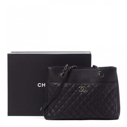 Chanel Caviar Quilted Urban Companion Shopping Tote Black 10 of 10