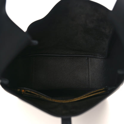 Saint Laurent Smooth Calfskin Small Le 5 A 7 Soft Hobo Black 4 of 7