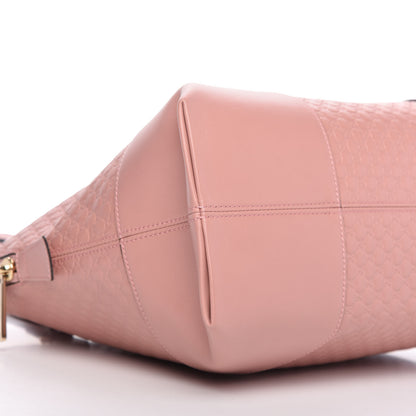 Gucci Soft Microguccissima Medium Bree Shoulder Bag Soft Pink 6 of 10