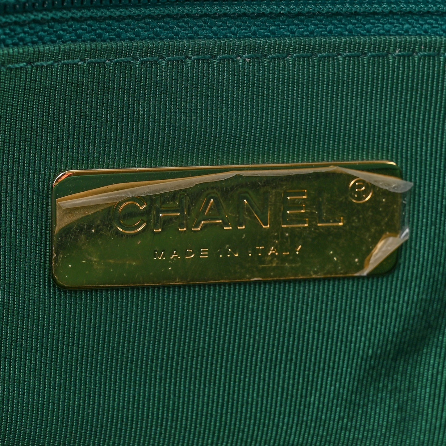 Tweed Quilted Medium Chanel 19 Flap Green
