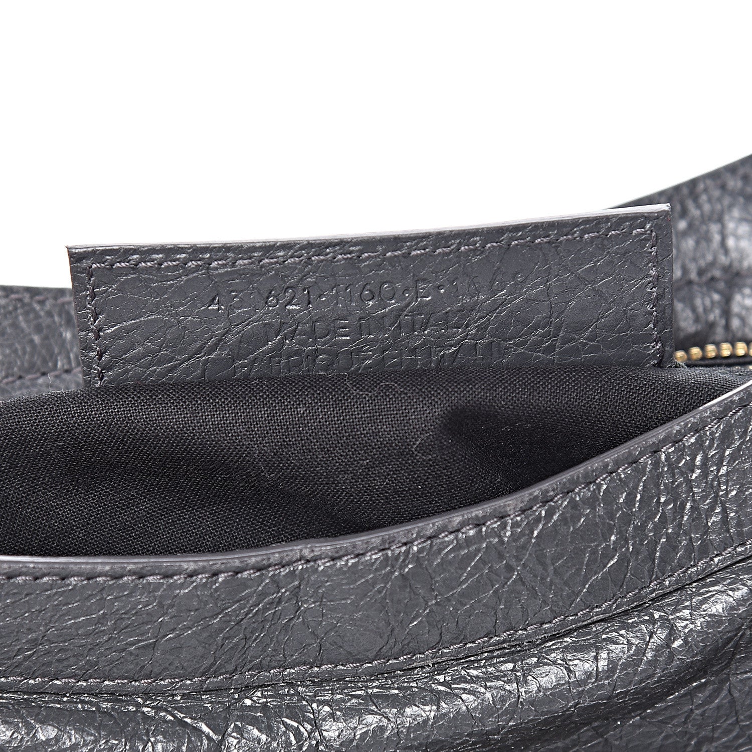 Balenciaga Agneau Classic Gold Hardware S City Gris Fossile 8 of 11