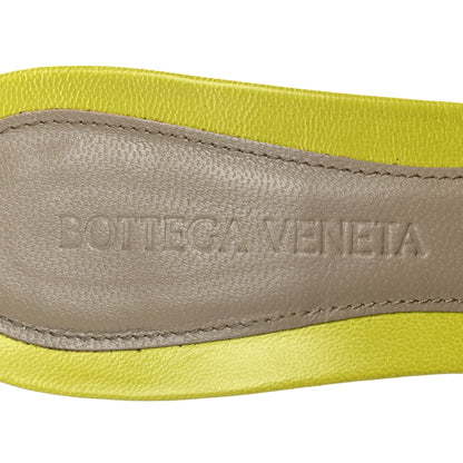 Bottega Veneta Lambskin Stretch Mule Sandals 35.5 Kiwi 8 of 9