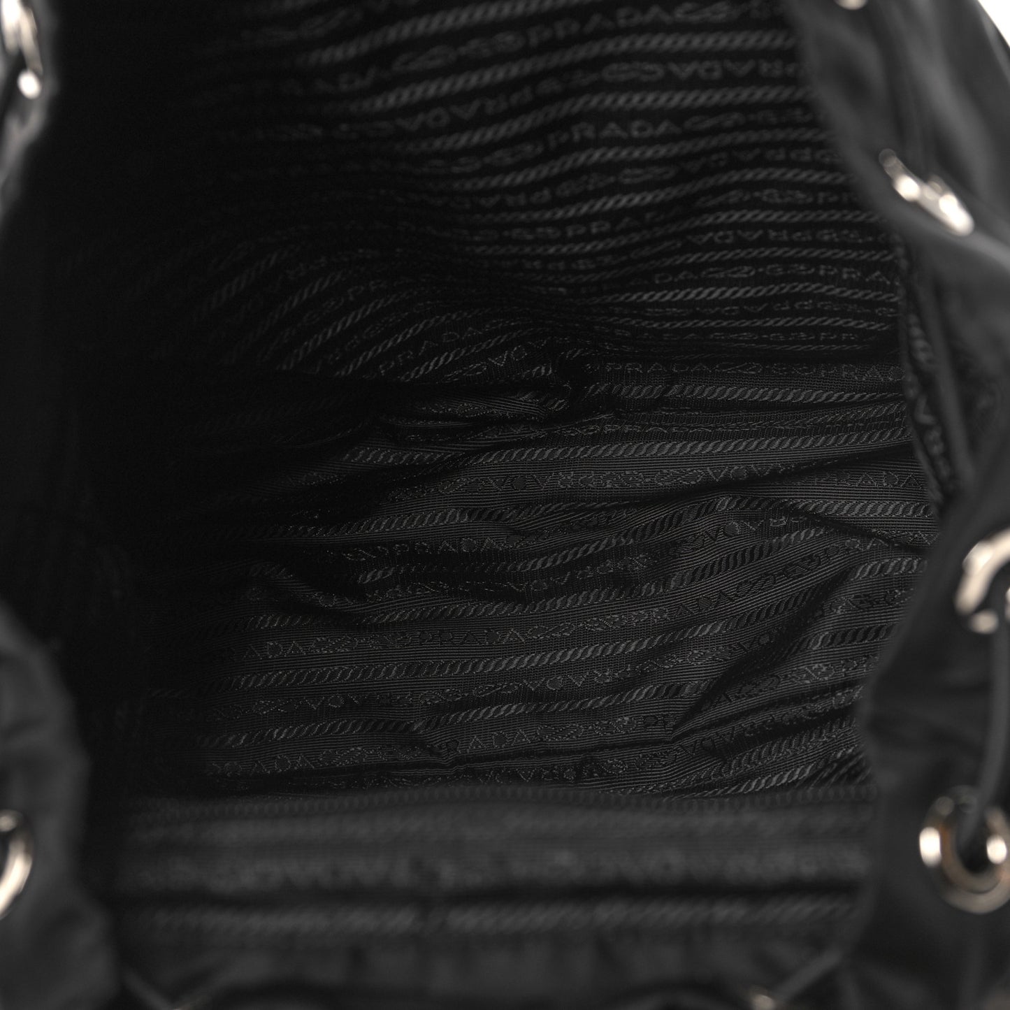 Tessuto Nylon Saffiano Vela Backpack Black