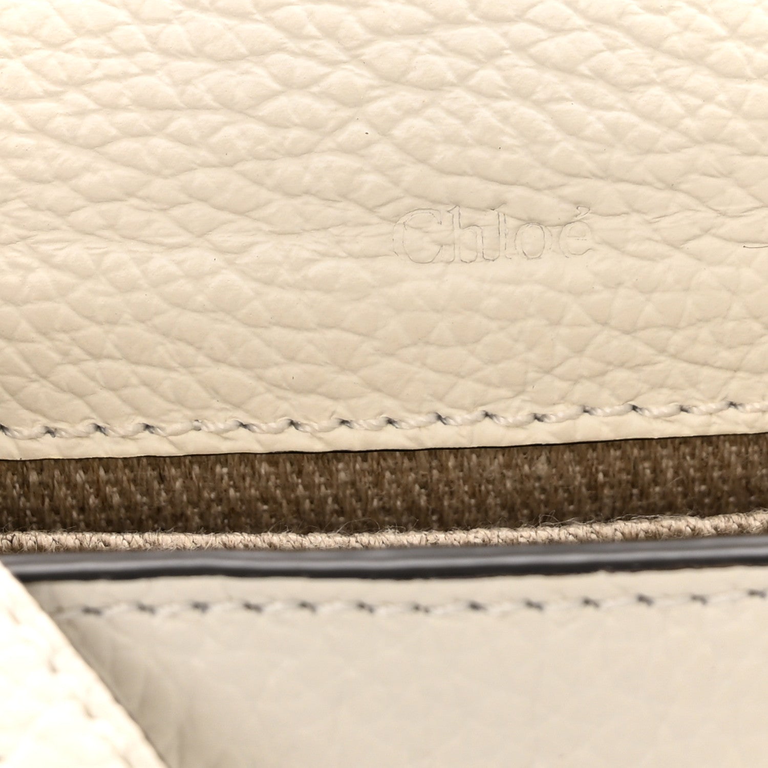 Chloe Calfskin Nano Marcie Saddle Bag White 6 of 12