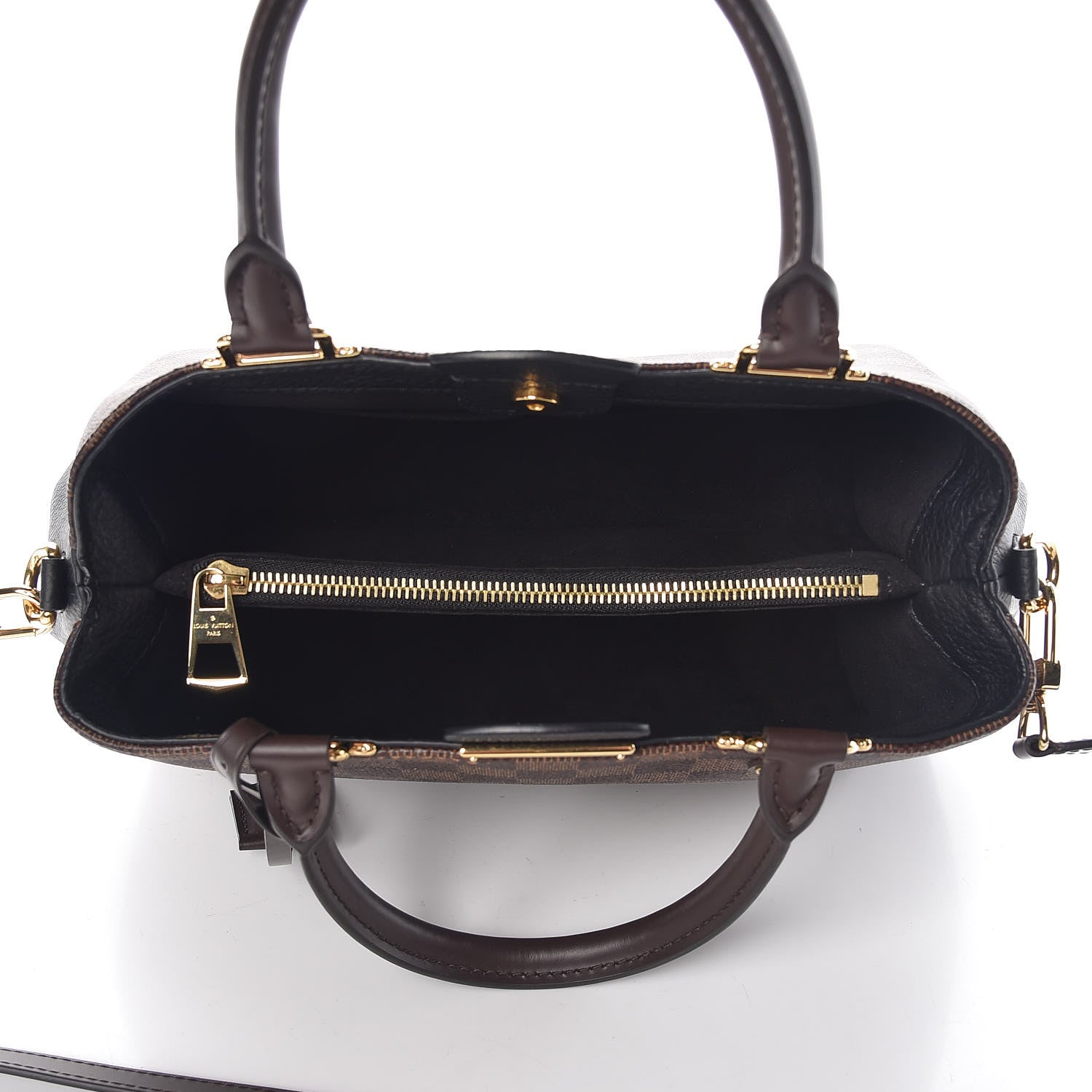 Louis Vuitton Damier Ebene Cuir Taurillon Brittany Black 5 of 9