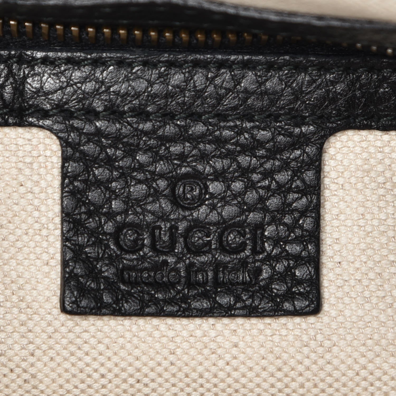 Gucci Calfskin Large Ride Shoulder Bag Black 6 of 7
