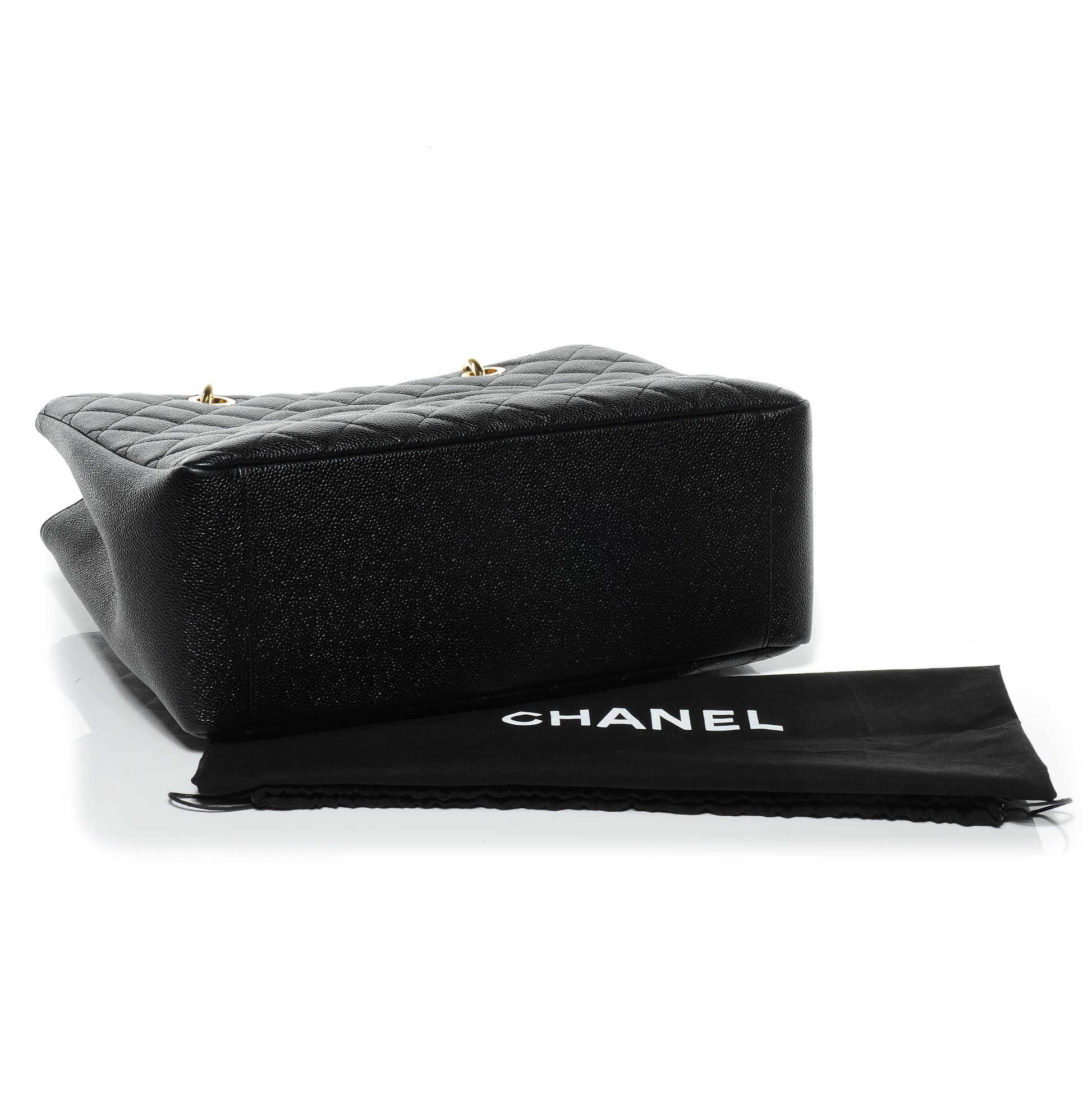 Chanel Caviar Grand Shopping Tote GST Black 4 of 7