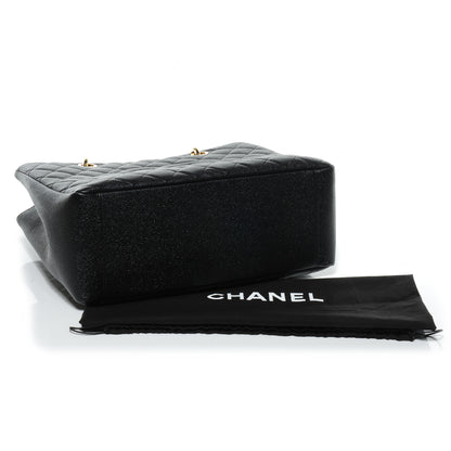 Chanel Caviar Grand Shopping Tote GST Black 4 of 7