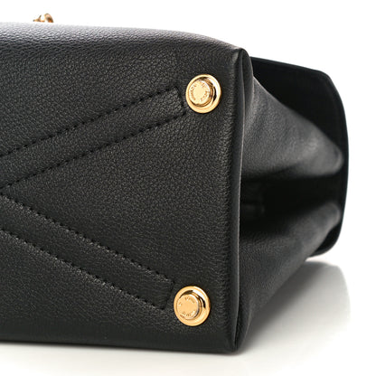 Louis Vuitton Grained Smooth Calfskin Rose Des Vents MM Black 10 of 10