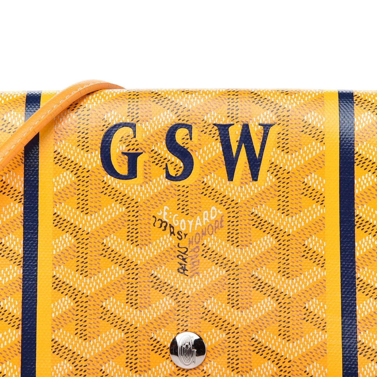 Goyardine Plumet Wallet Clutch Yellow