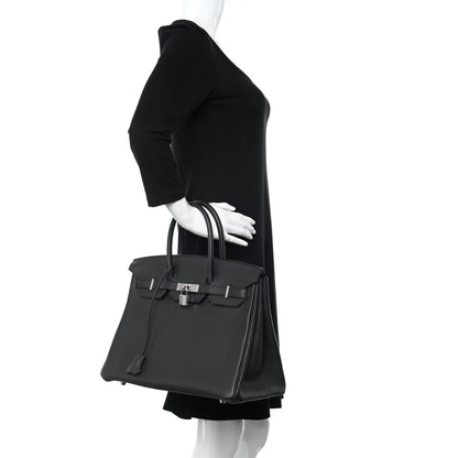 Hermes Togo Birkin 35 Black 2 of 13