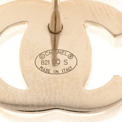 Chanel Metal CC Turnlock Earrings Gold 4 of 5