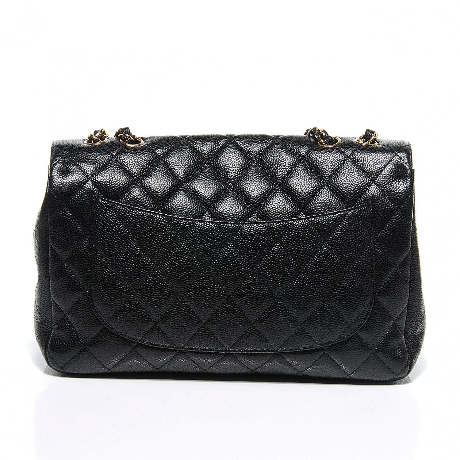 Chanel Caviar Jumbo Single Flap Black 6 of 8