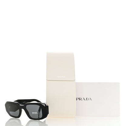 Prada Acetate Symbole Sunglasses SPR 17W Black 8 of 8