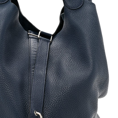 Hermes Taurillon Clemence Picotin Lock TGM Bleu Abysse 8 of 12