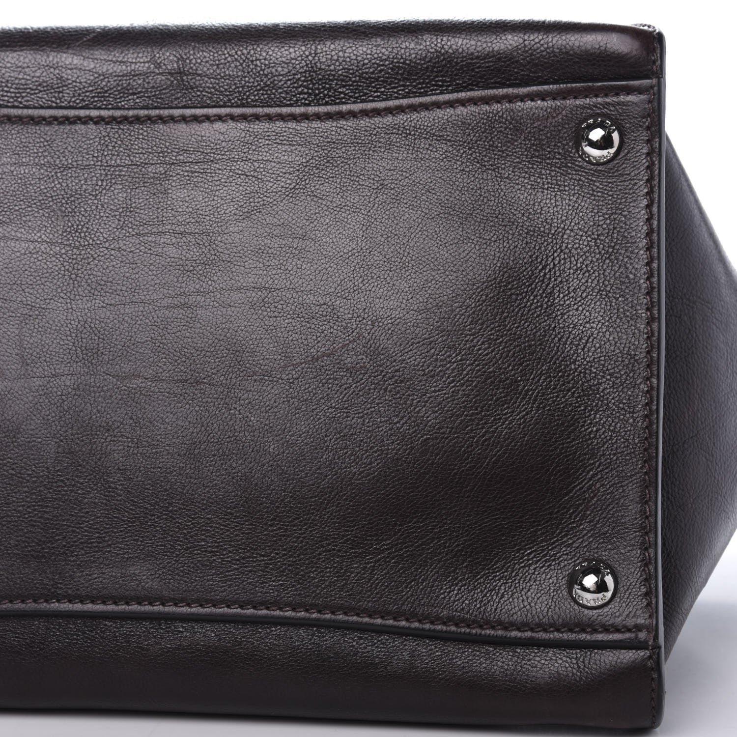 Prada Glace Calf Twin Pocket Tote Black 15 of 16