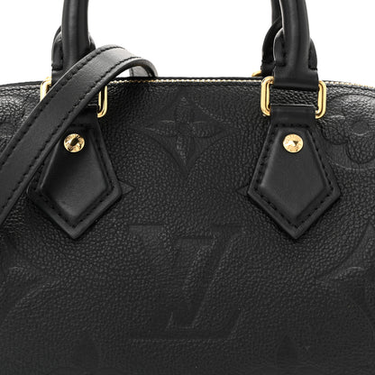 Louis Vuitton Empreinte Monogram Giant Speedy Bandouliere 20 Black 7 of 10
