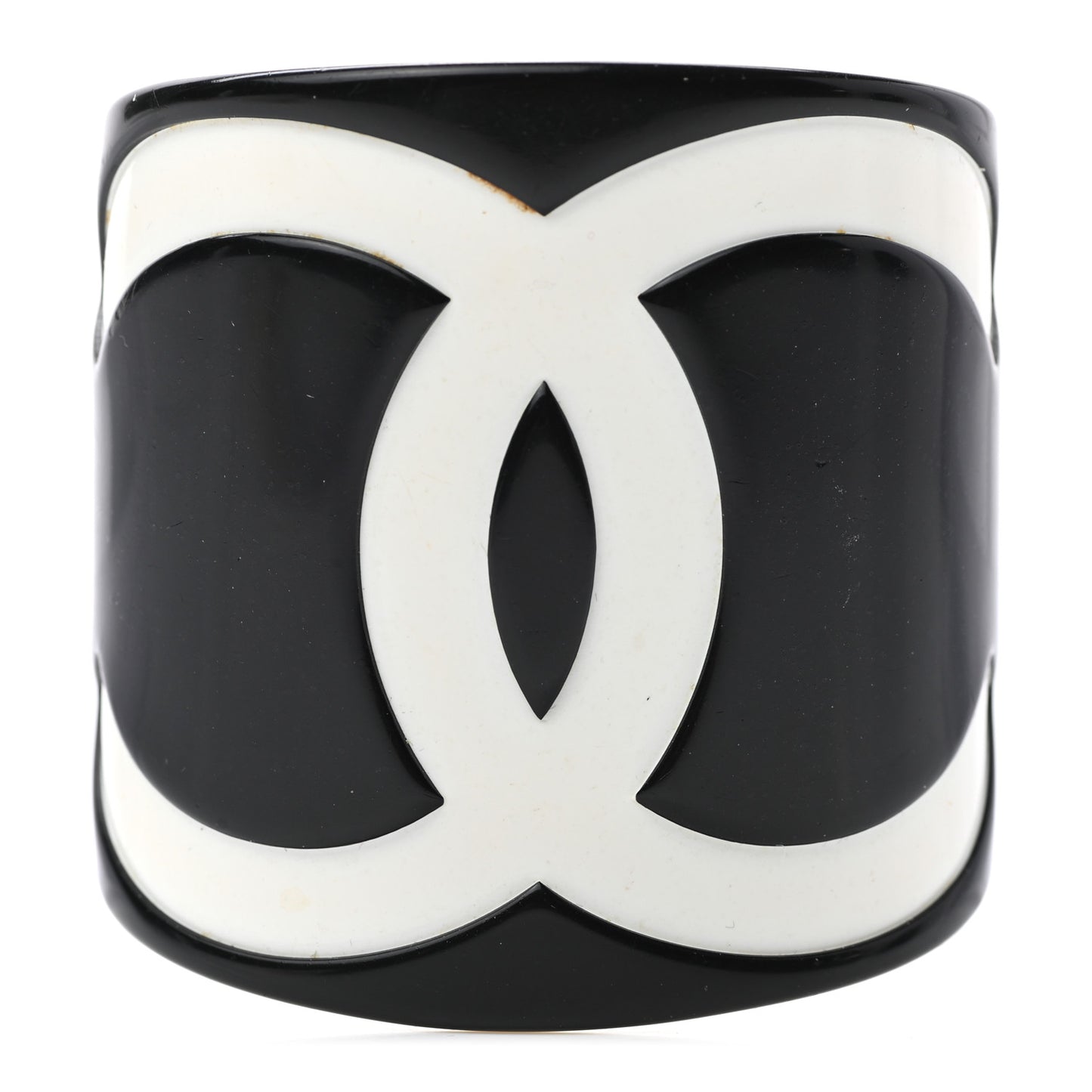 Resin CC Wide Cuff Black White