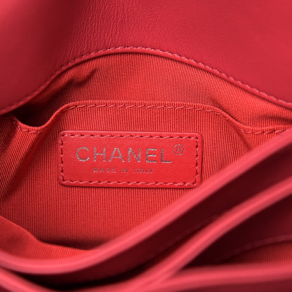 Chanel Calfskin Mini Tramezzo Flap Red 5 of 10