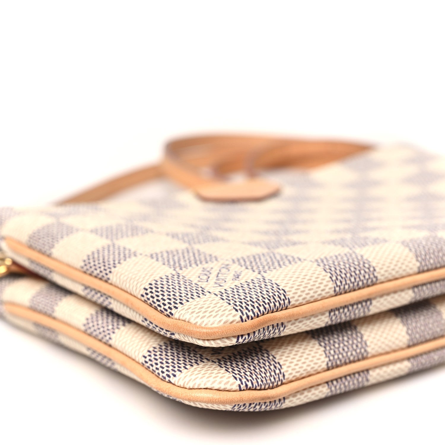 Louis Vuitton Damier Azur Double Zip Pochette 9 of 11