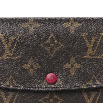 Louis Vuitton Monogram Emilie Wallet Fuchsia 8 of 8