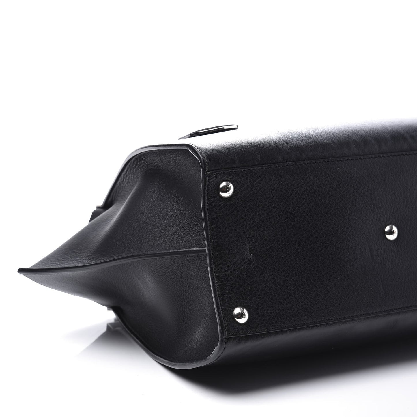 Vitello Dolce Shiny Nappa Petite 3Jours Tote Black